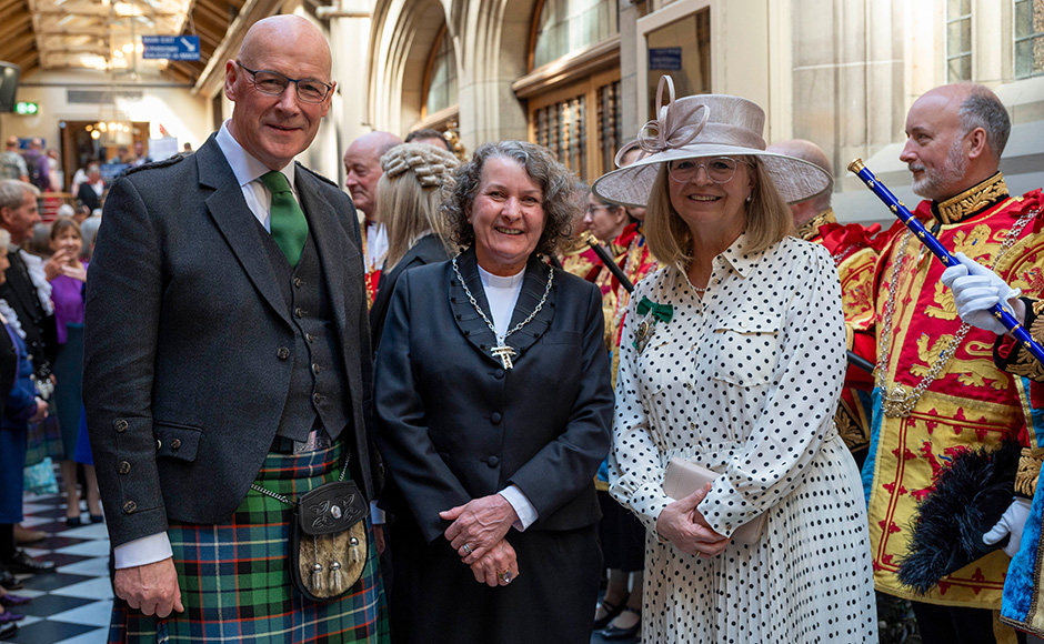 Rt Rev Rosie Frew John Swinney Lady Elish Angiolini